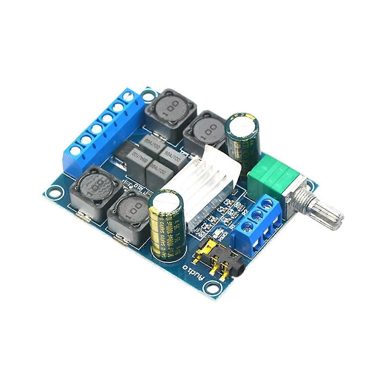 Efficiency TPA3116 2x50W Dual Channel Stereo Amplifier Board DC 4.527V Wide Voltage Range