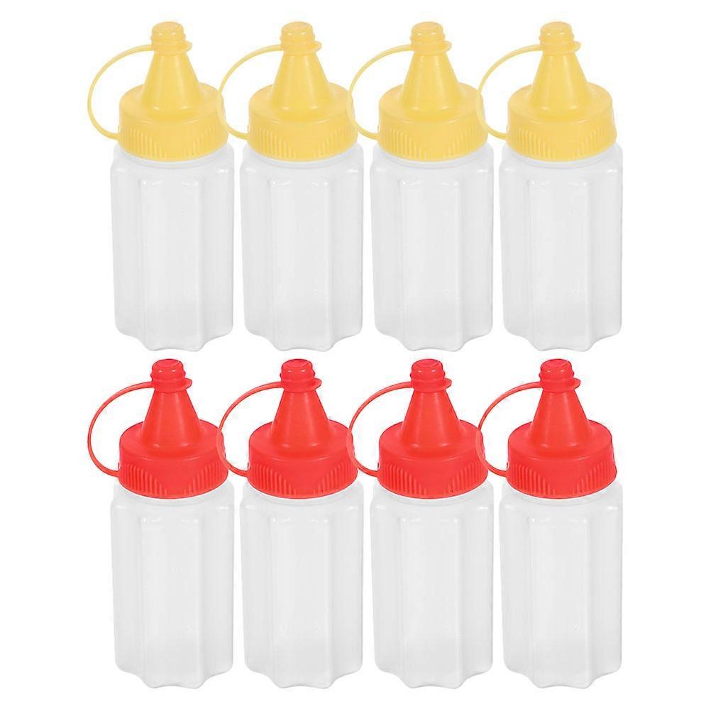 Leak-Proof Mini Sauce Bottles Condiment Bottle for Sauce Storage 8Pcs Pack