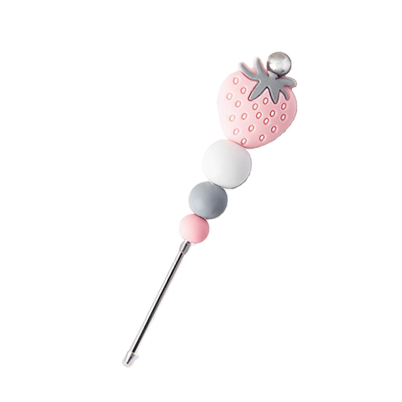 Cookie Decorating Tool Stainless Steel Scribe Needle with Strawberry Handle for Cake and Fondant