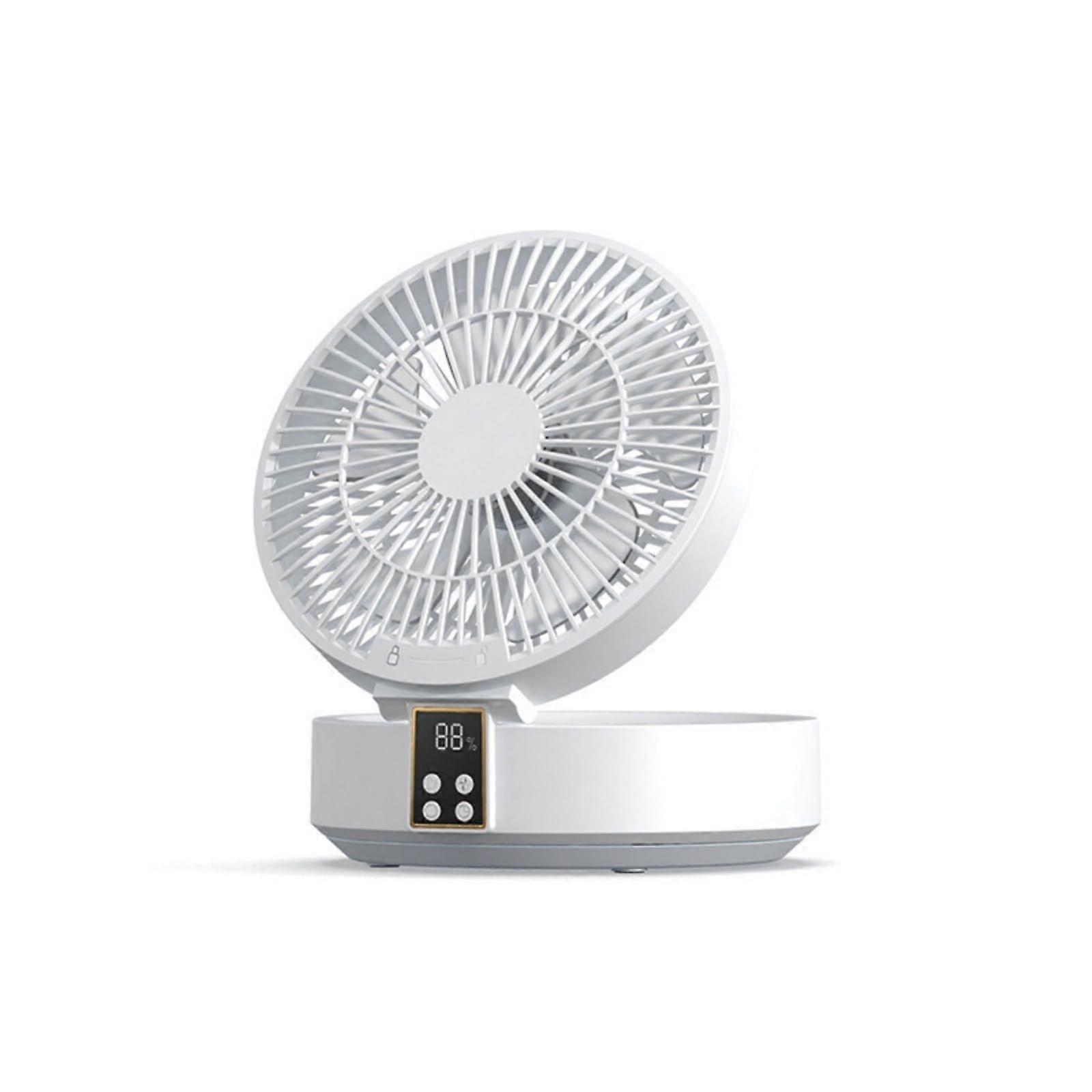 Wall Mounted and Desk Fan with Turbo Airflow, Quiet 3 Speed Adjustable Angle Oscillation, XH002