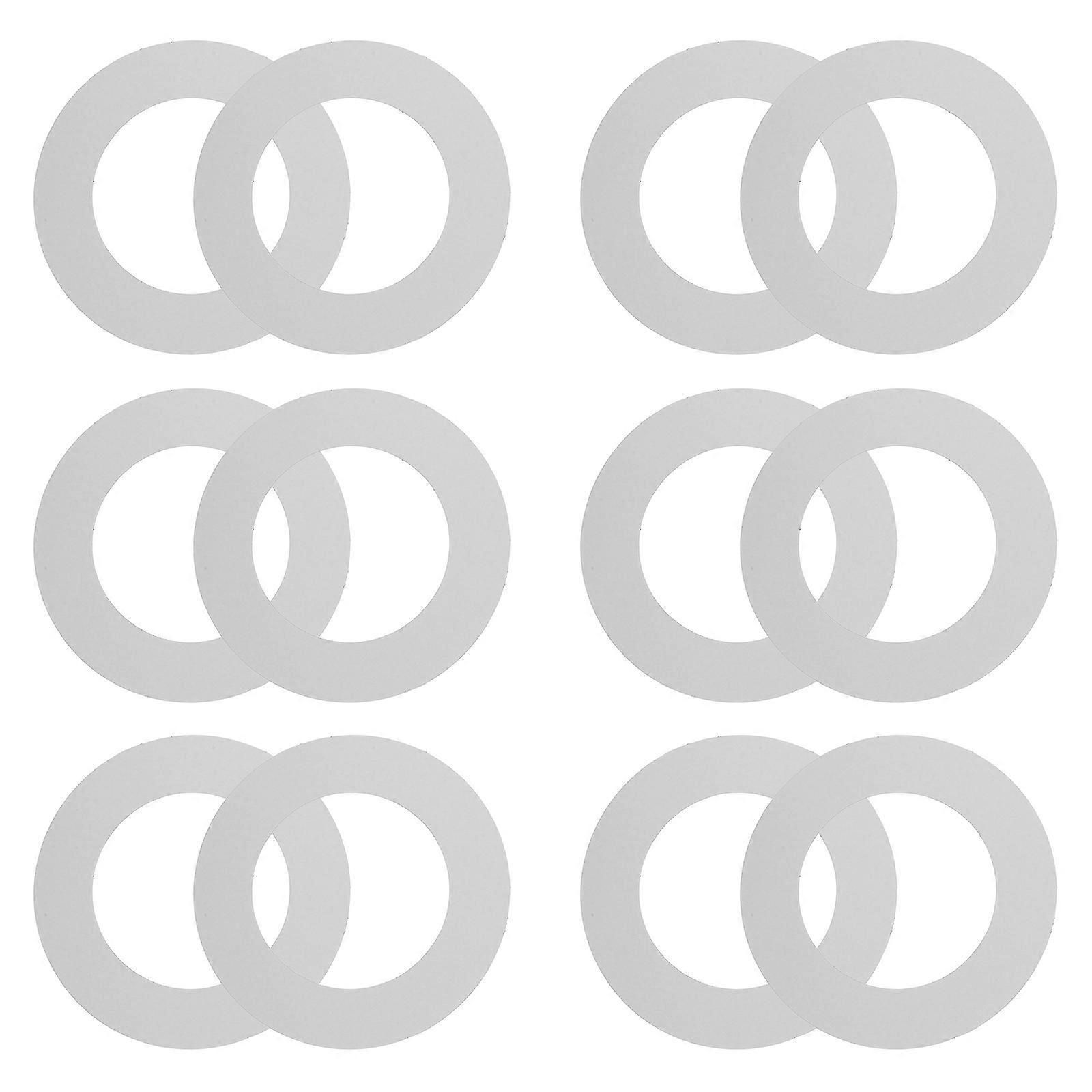 Wax Warmer Collars for Versatile Use with 12 Sheets Universal Paper Rings