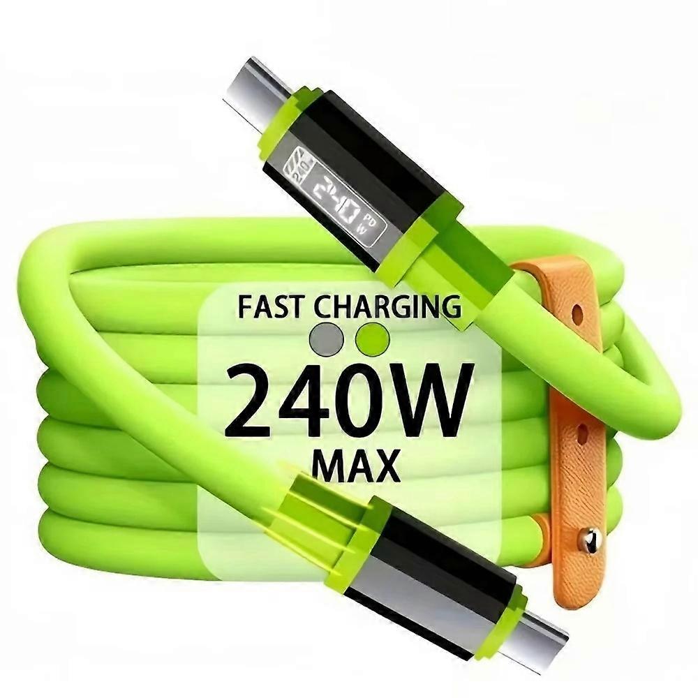 240W Type C To Type C Super Fast Charging Cable Universal High Power Charger USB Cord LED Power Screen for Xiaomi iPhone Samsung