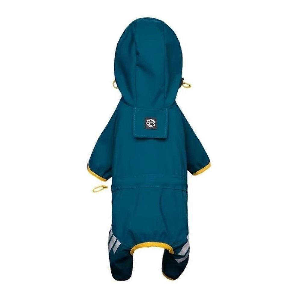 Manteau imperm��able r��fl��chissant pour chien, combinaison imperm��able �� capuche, l��ger, trou de laisse, salopette pour petits et moyens chie