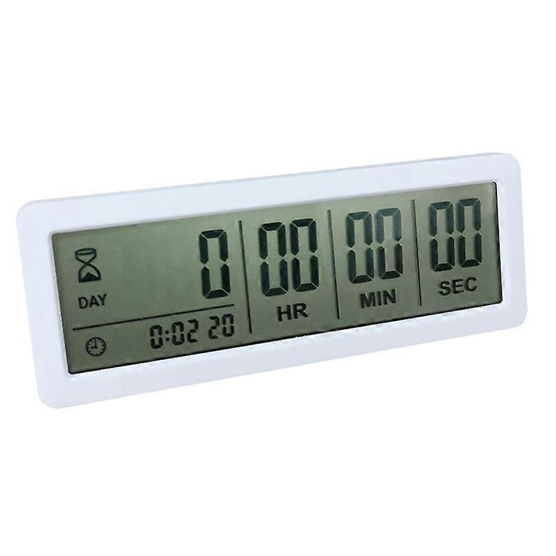 Big Digital Countdown Days Timer Clocks 999 Days Count Down Clock Timer ABS Material 2 Colours compatible with Graduation Lab Kitchen