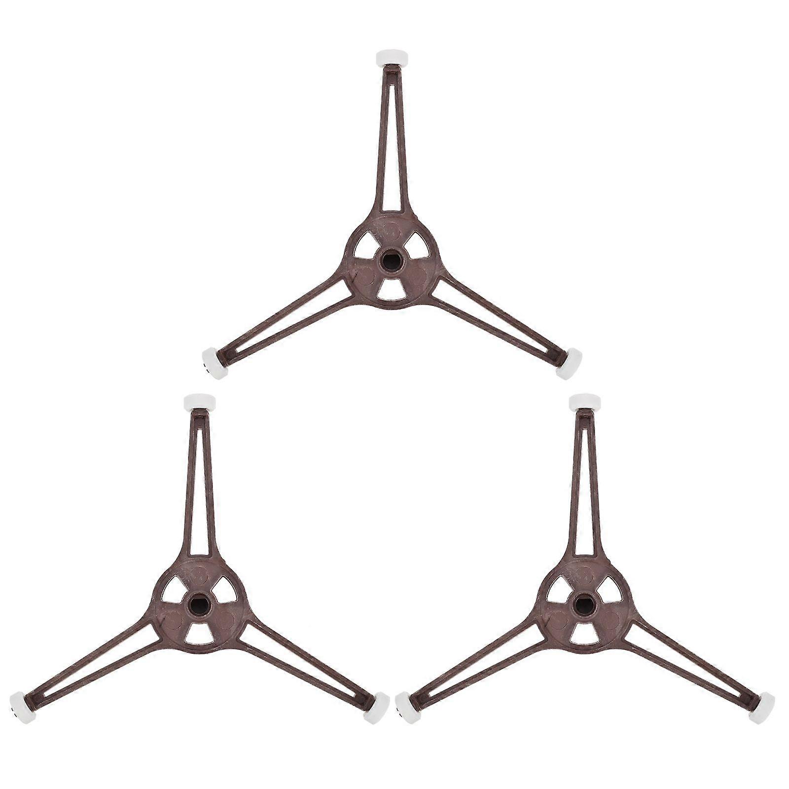 3PCS Microwave Turntable Ring Triangle Microwave Oven Tray Support Holder Rack