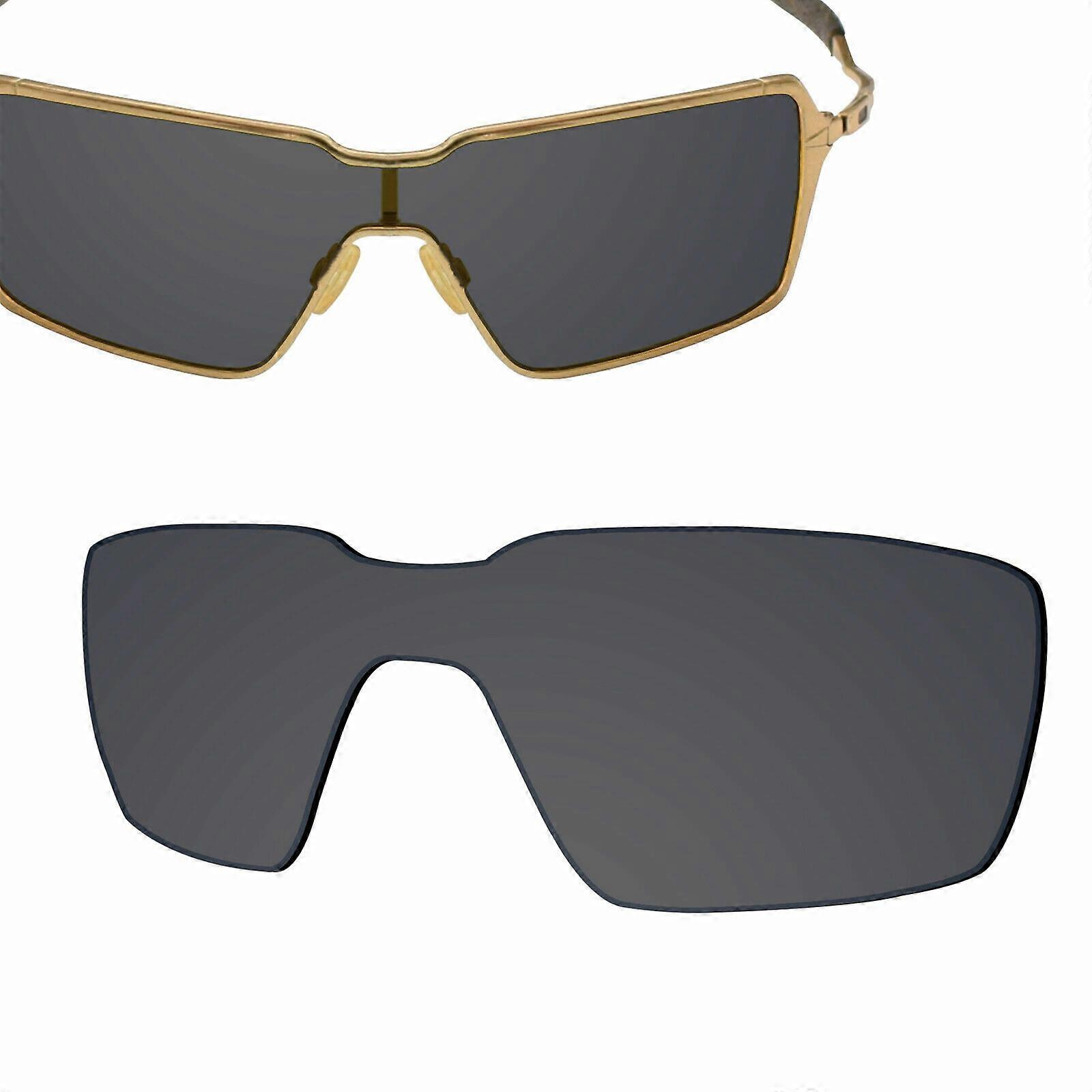 Replacement Lenses for-OAKLEY Probation Sunglasses Solid Black Polarized UVA&UVB