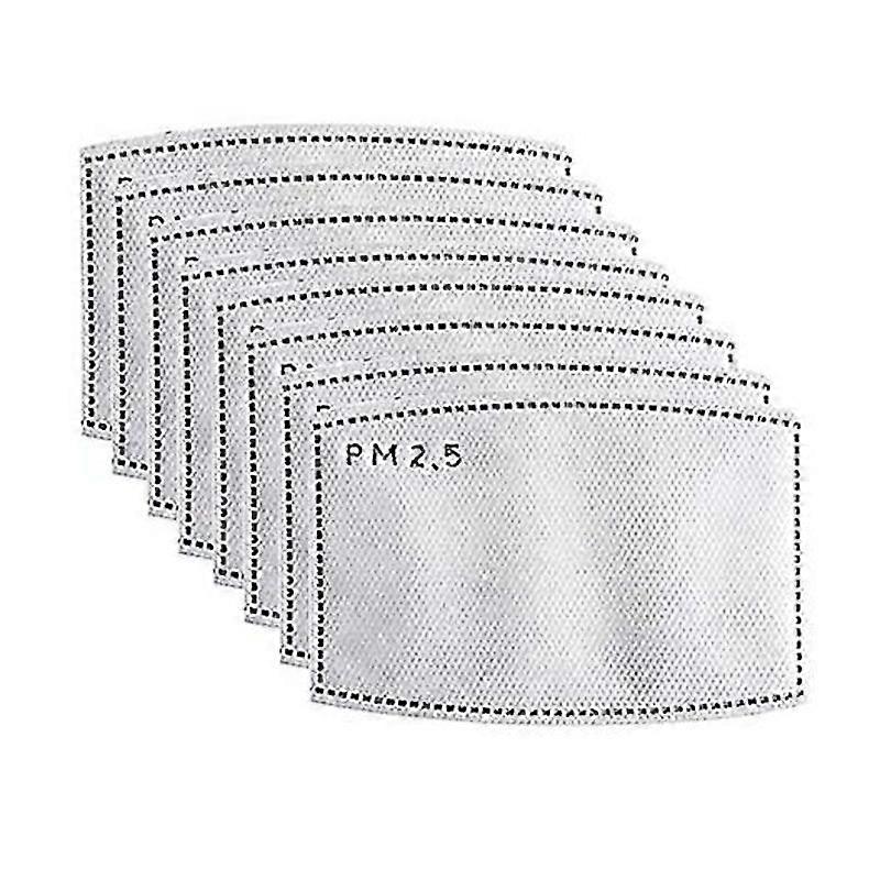 Luxora 100pcs Activated Carbon Filter Replaceable 5 Layers Replaceable Filter