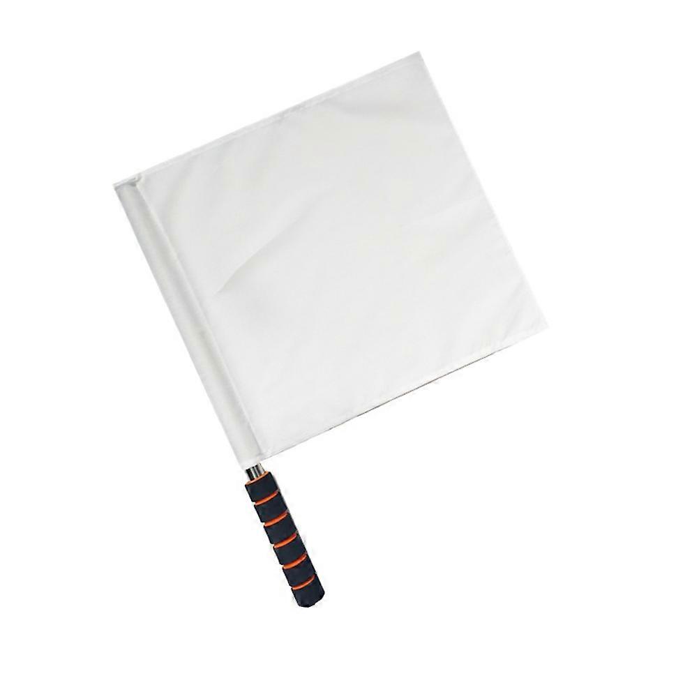 Hand Signal Flag Referee Flag for Track Events 4Pcs White Flags