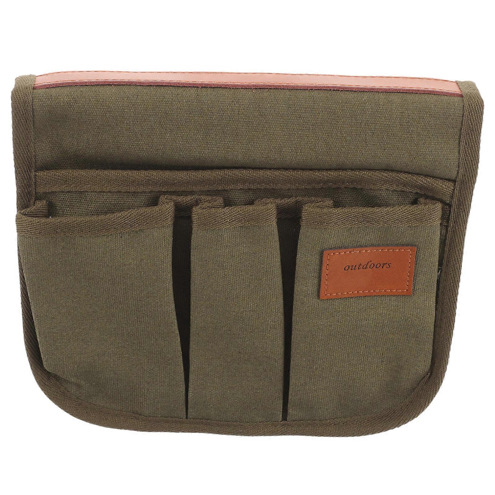 Olive Green Storage Bag Multi-Function Armrest Bag for Portable Pouch