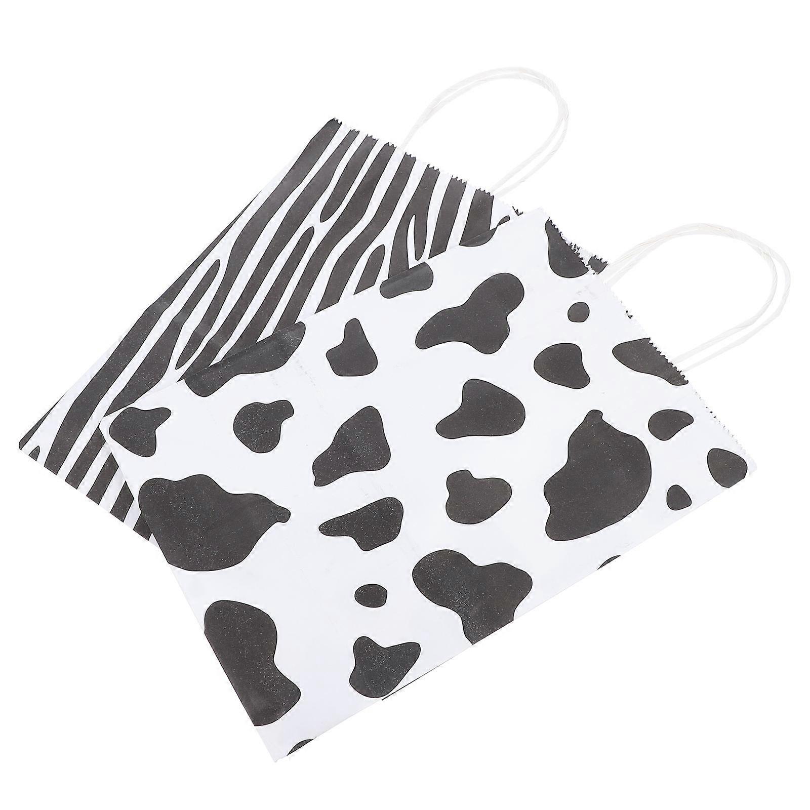 Gift Paper Packaging Bags for Snacks Packing 24Pcs White Design