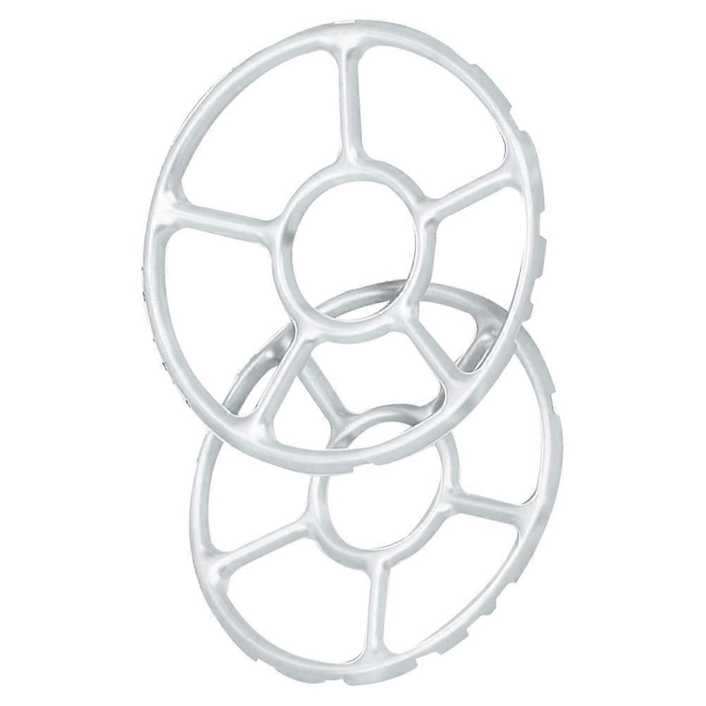 Stove Bracket Durable Milk Pot Support Galvanized Plate 17.5X17.5X2CM Square Design 2Pcs