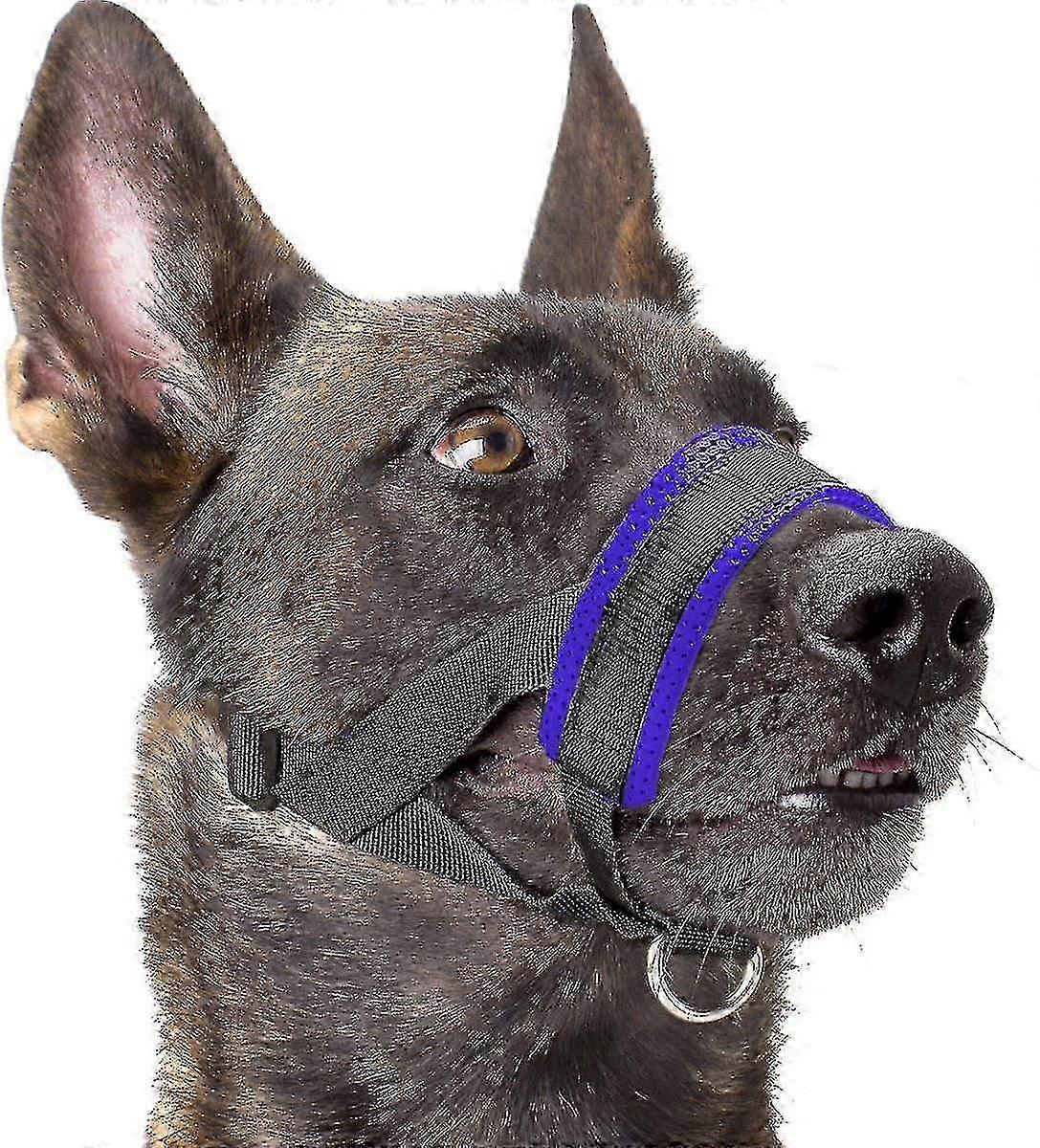 Dog Muzzle Nylon Soft Padding, Adjable Loop 25-26