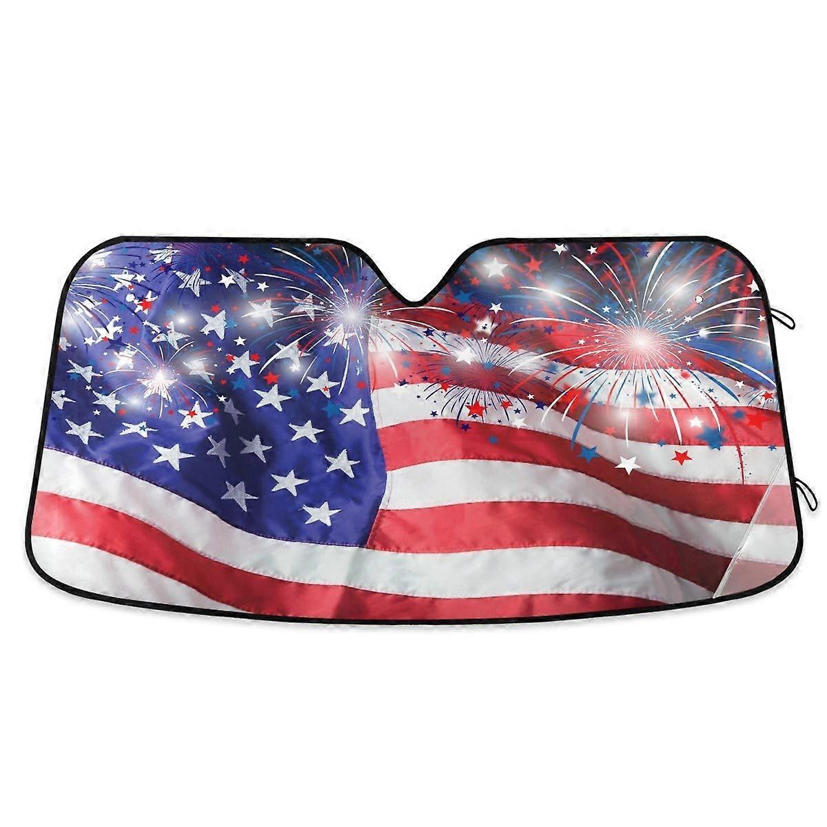 Car Sun Shade Windshield Sunshade with UV Protection, Foldable Universal Fit for Front Window