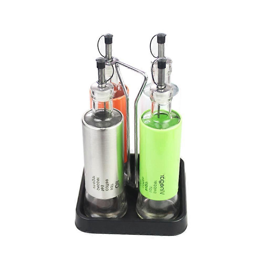 Spice Rack Tray Organizer for Kitchen Use with 4 Bottles Capacity