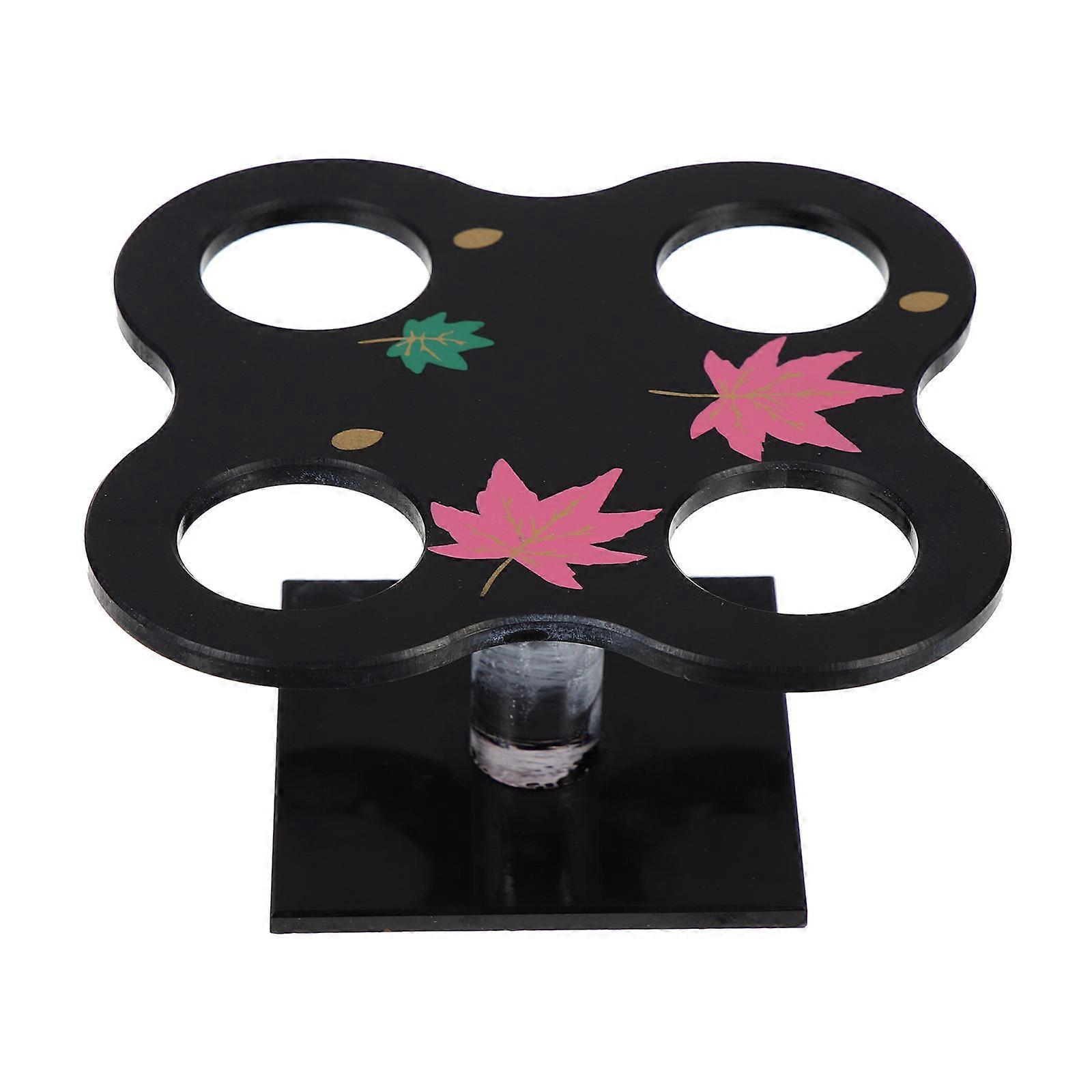 Acrylic Sushi Roll Holder for Storage Use 2Pcs Black Kitchen Essentials