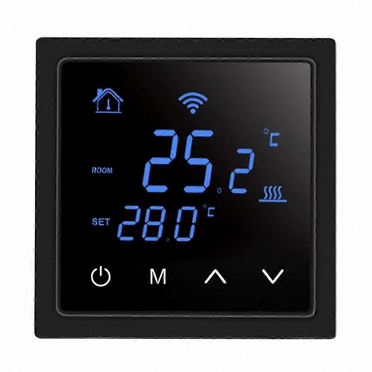 WiFi Enabled Smart Thermostat for Floor Heating, 16A Remote Temperature Control System