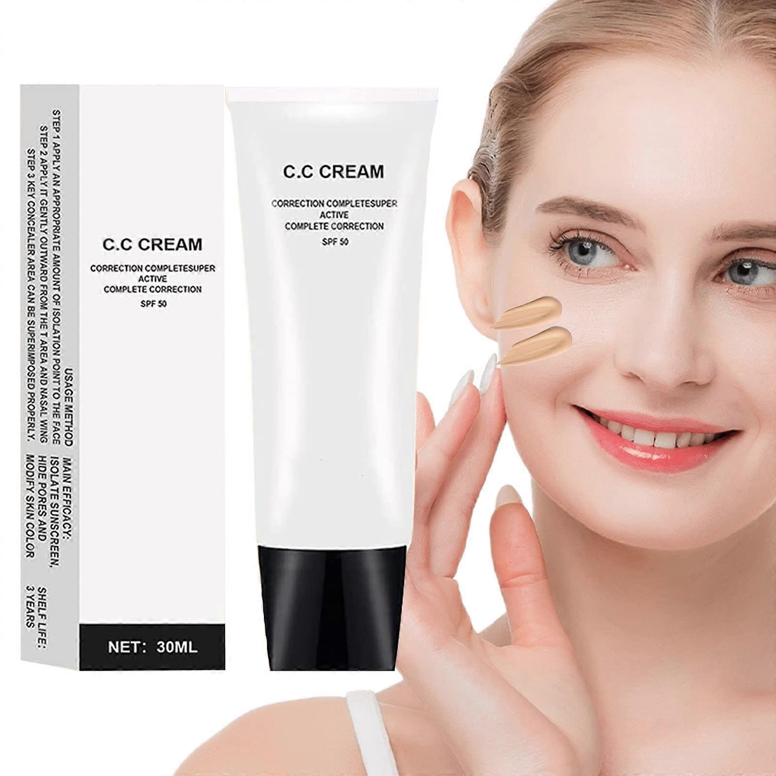 CC Cream SPF 50 with Lightweight Moisturizing Coverage for Mature Skin Ivory