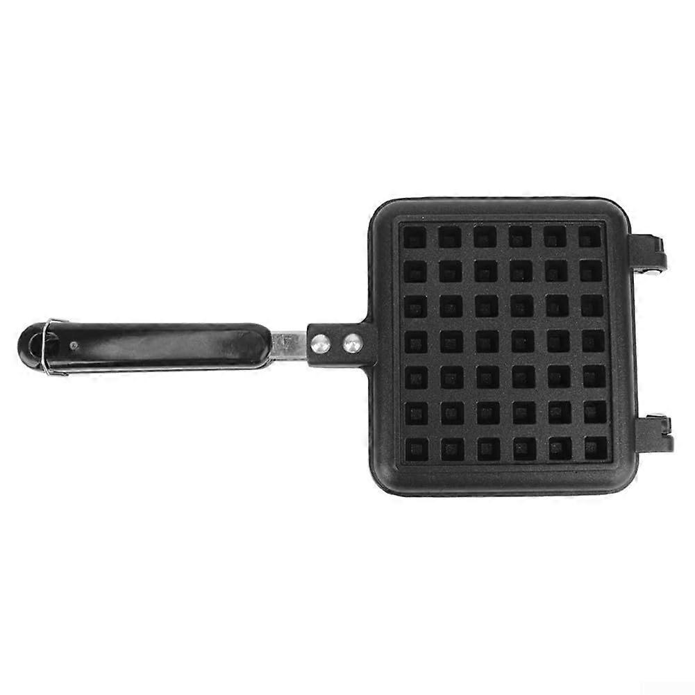 Belgian Waffle Maker for Gas Stove, Quick Even Heating Nonstick Iron for Small Kitchens