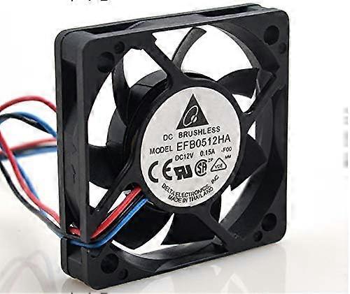 EFB0512HA 12V 50mm CPU Cooling Fan Low Noise  Efficiency DC Brushless Computer Fan