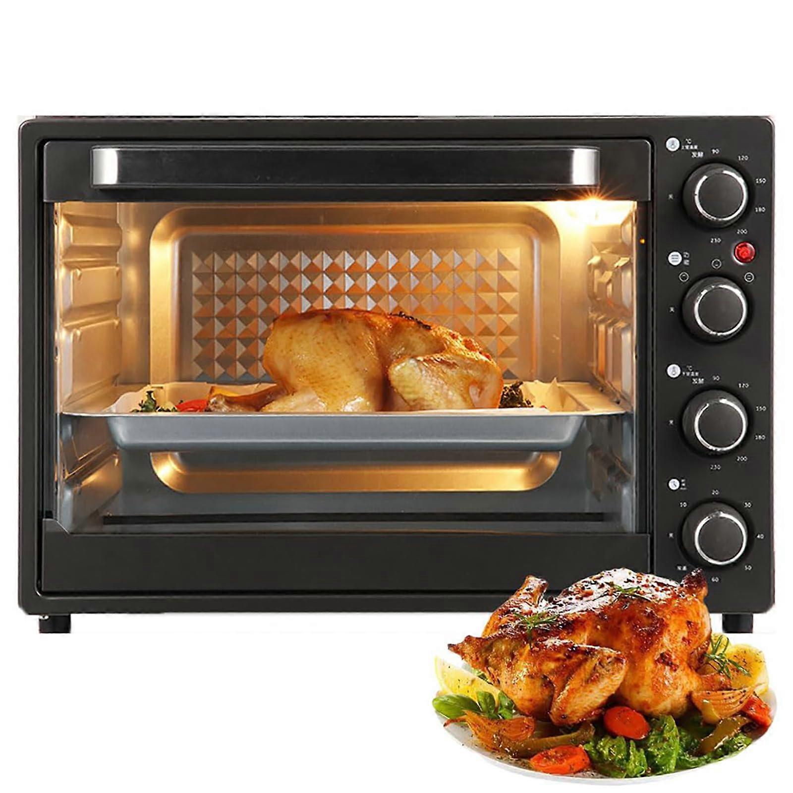 40L Countertop Convection Oven with Adjustable Temperature Control, MultiFunction Cooking, Easy Clean