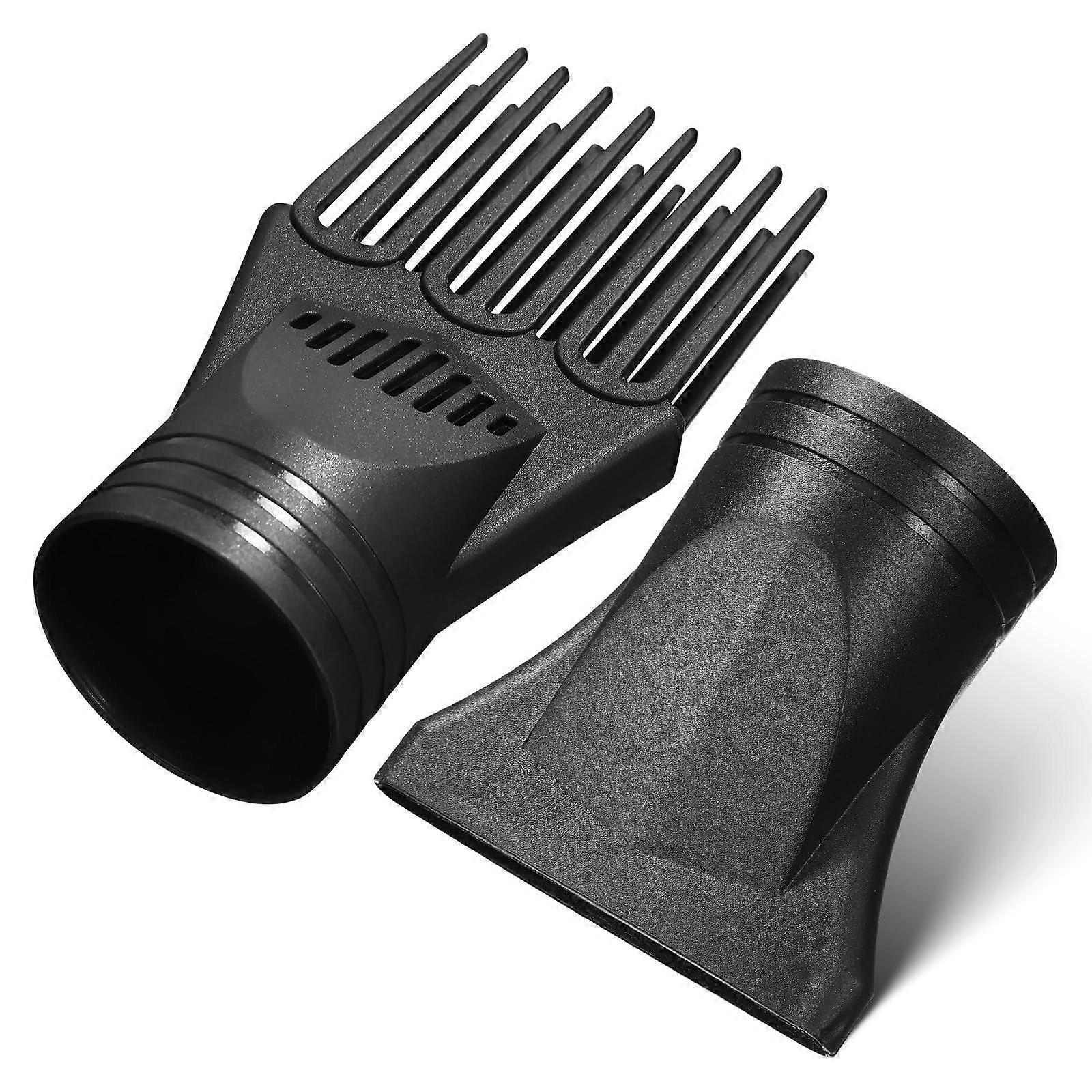 Universal Hair Dryer Attachment Set with CurlEnhancing Diffuser and Smoothing Comb