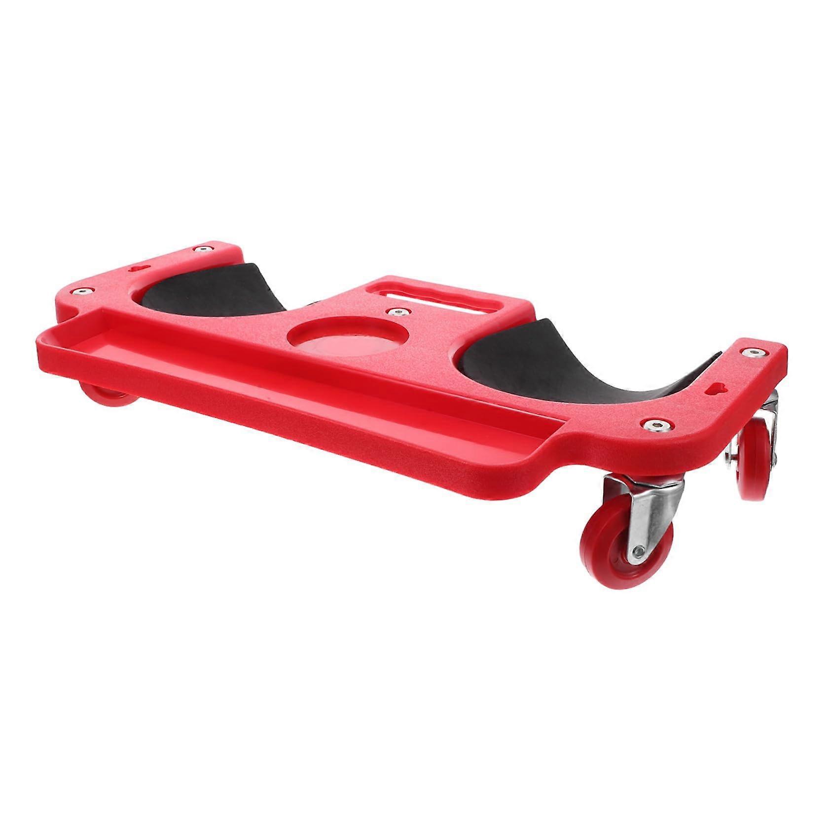 Foldable Rolling Kneeling Pad with Wheels for Garage, Tile Work, and Car