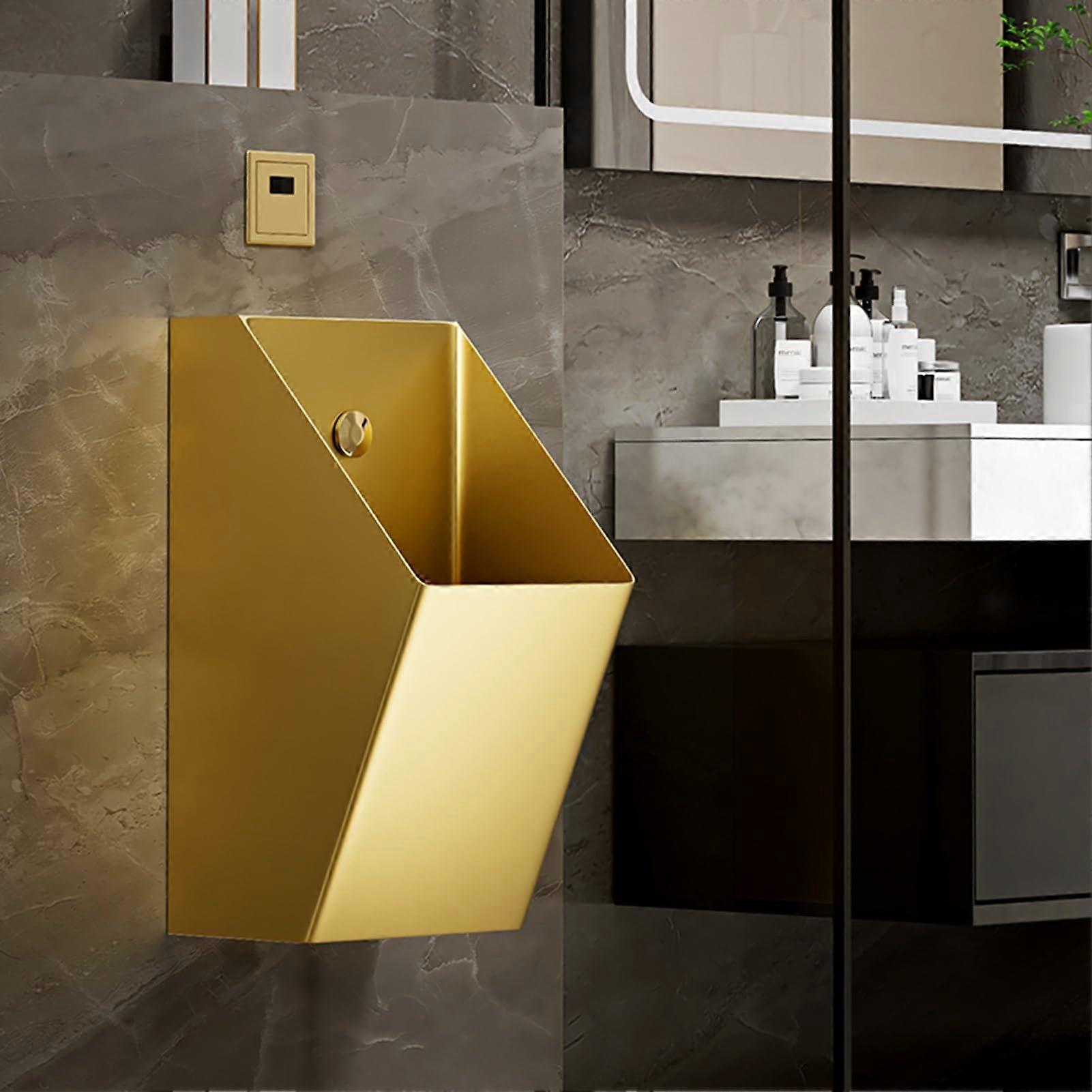 Automatic Sensor Urinal with Touchless Flush, 304 Stainless Steel Wall Mounted for Public Restrooms