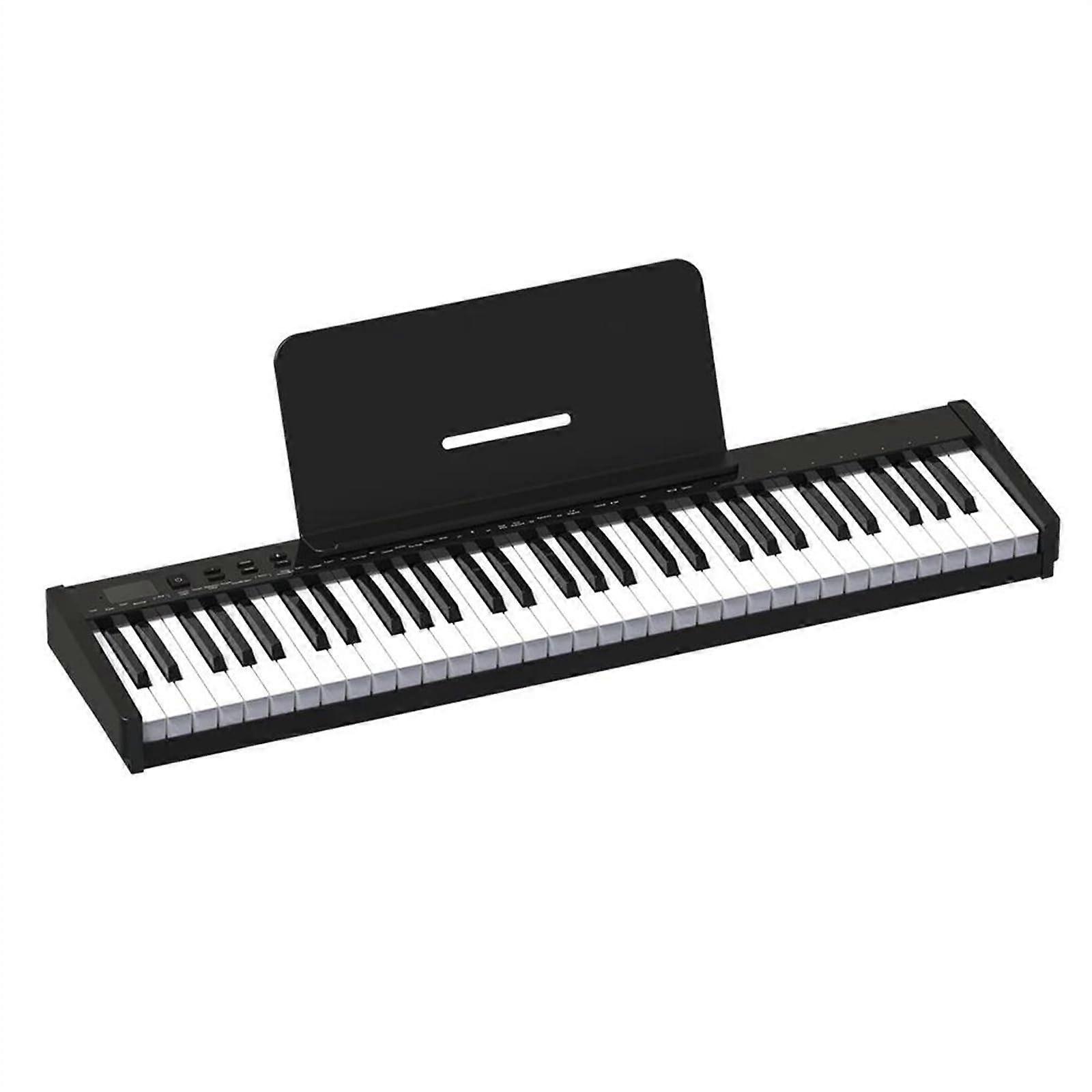 61 Key Electronic Keyboard Piano with Bluetooth, Dual Speakers, and Recording Function for Beginners