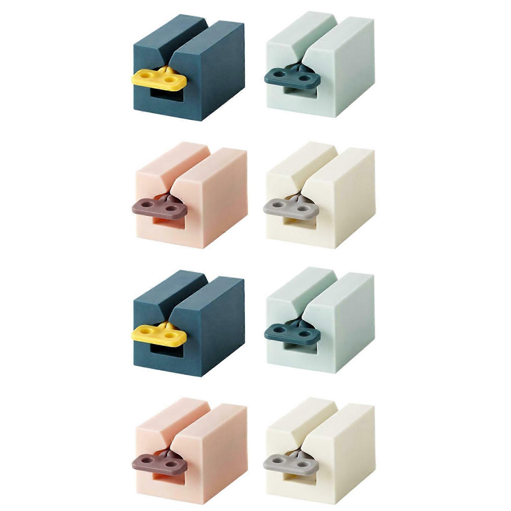 8Pcs Multifunctional Toothpaste Tube Squeezer Plastic Tooth Paste Holder Dispenser