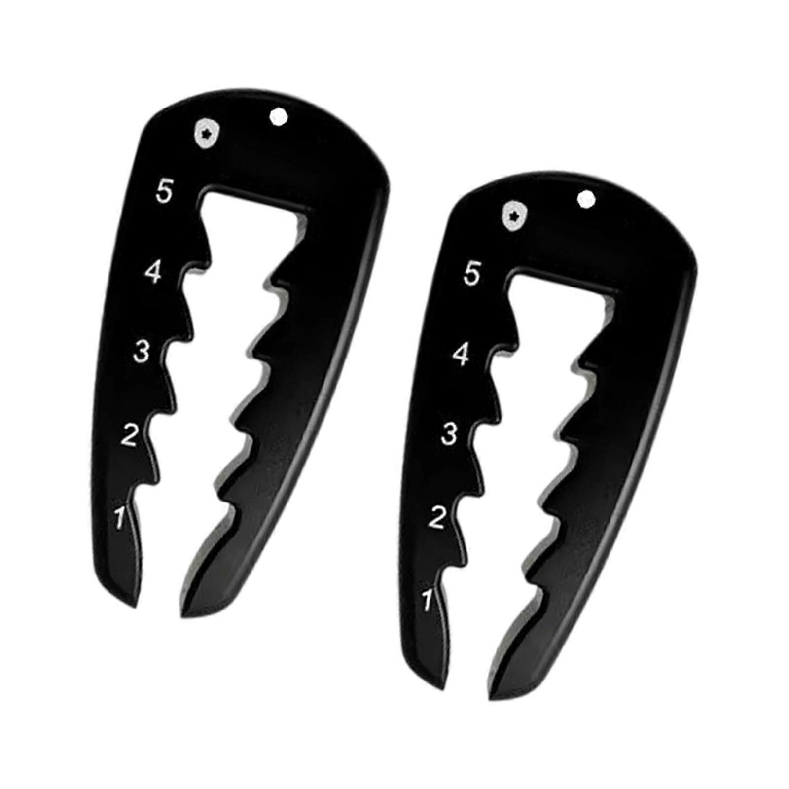 2PCS Golf Tee Height Adjuster Precision Setter for Enhanced Swing Accuracy and Stable Shots