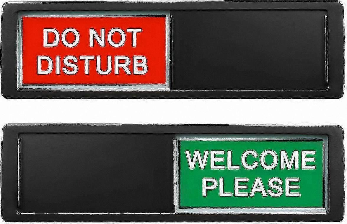 Slide Door Privacy Indicator with Open Closed Status Sign