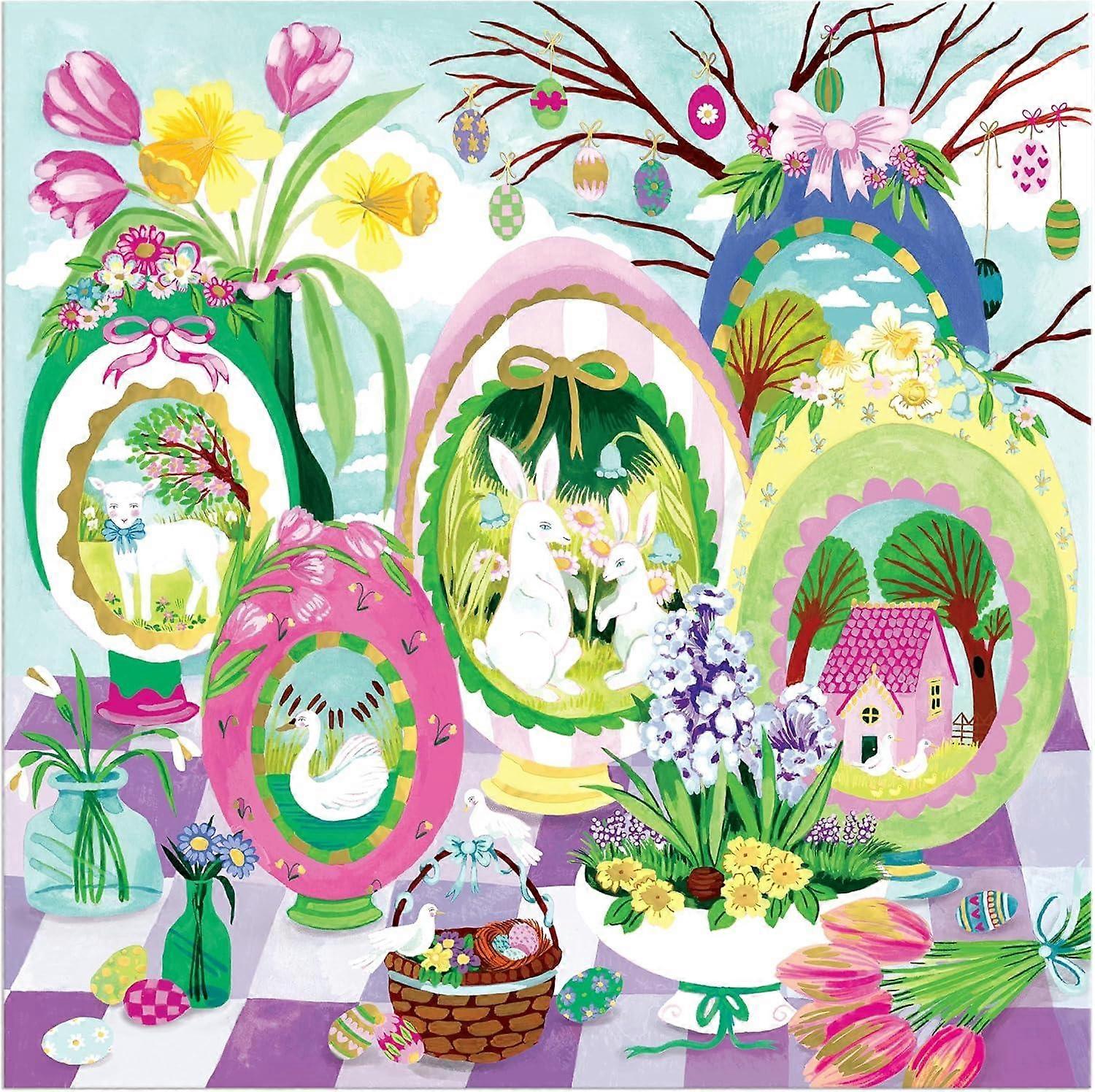 Galison Windows To Spring Foil Jigsaw Puzzle (500 Pieces)