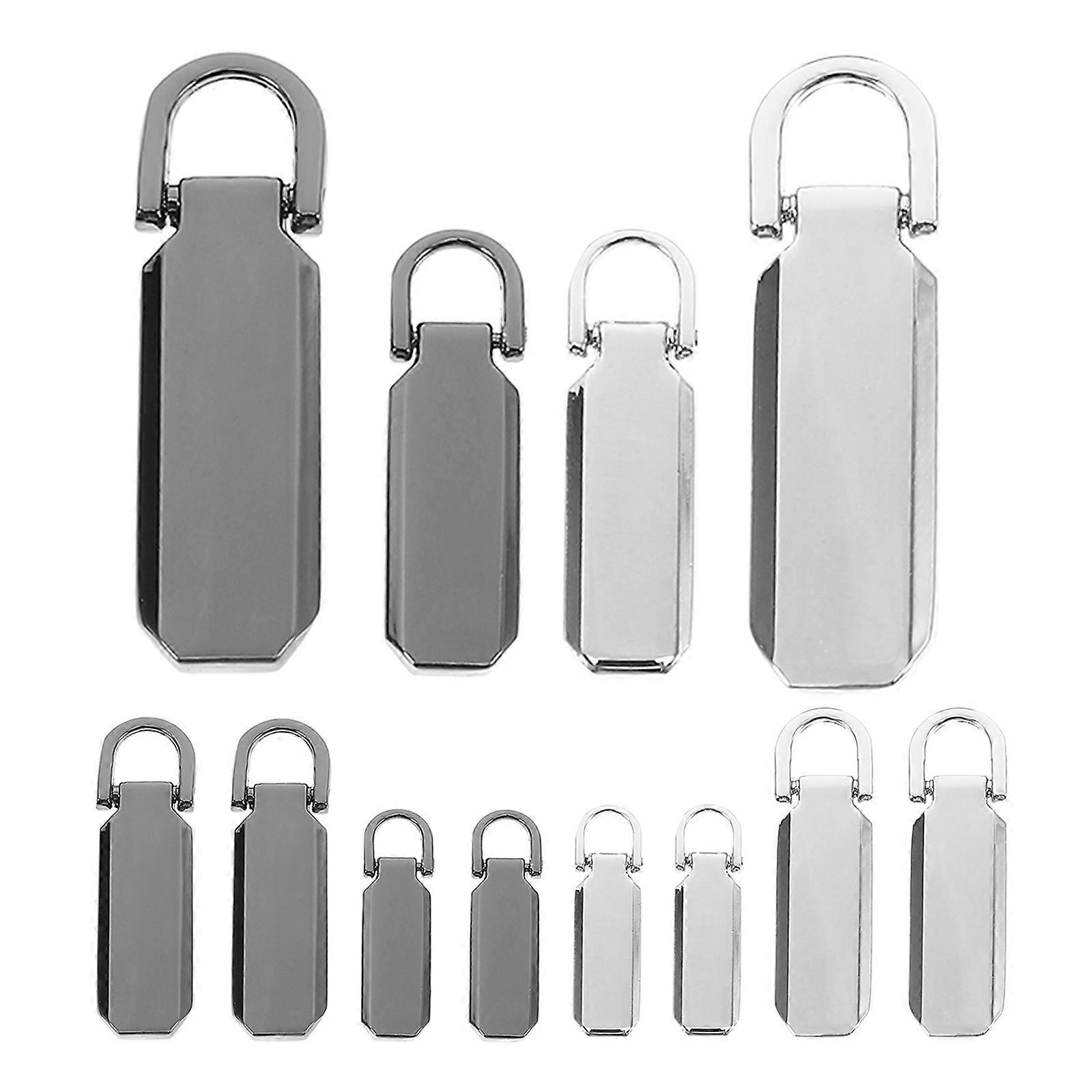DIY Accessories 12Pcs Zipper Puller for Luggage Repair Pull Tabs Kit