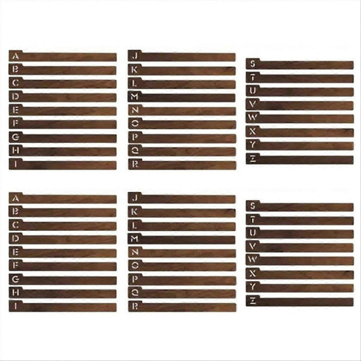 Alphabetical Vinyl Record Storage Dividers A-Z (2 Set)