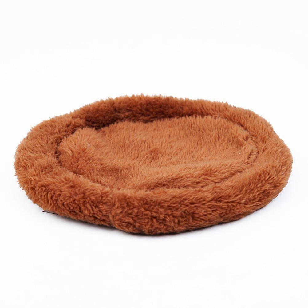 Hamster Mat for Warm Sleep Soft 3Pcs Round Bed Pad Assorted Colors