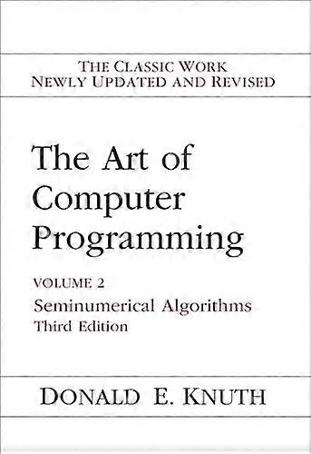 The Art of Computer Programming: Seminumerical Algorithms v. 2