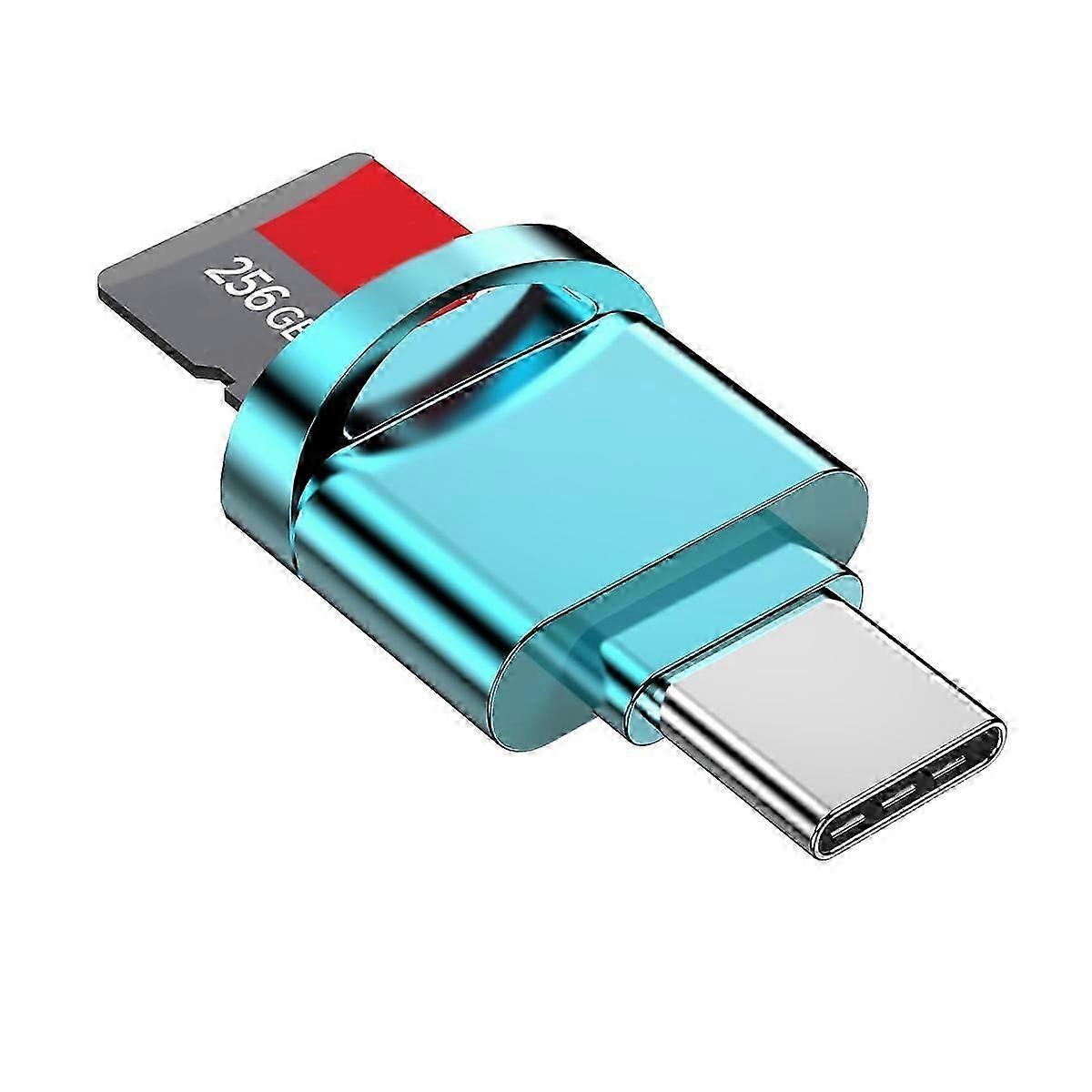 Micro-SD Card Reader Adapter, USB Type C to Micro-SD/TF Card Reader Micro-SD Card Adapter for Type-