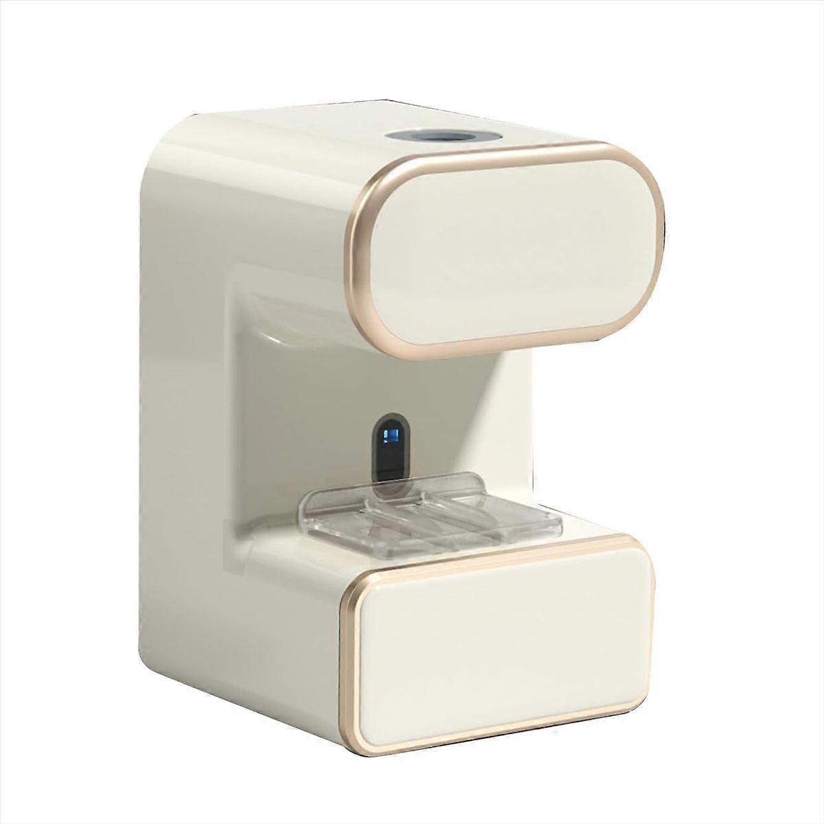 Wall Mounted Electric Toothpaste Dispenser for Kids & Adults, Beige