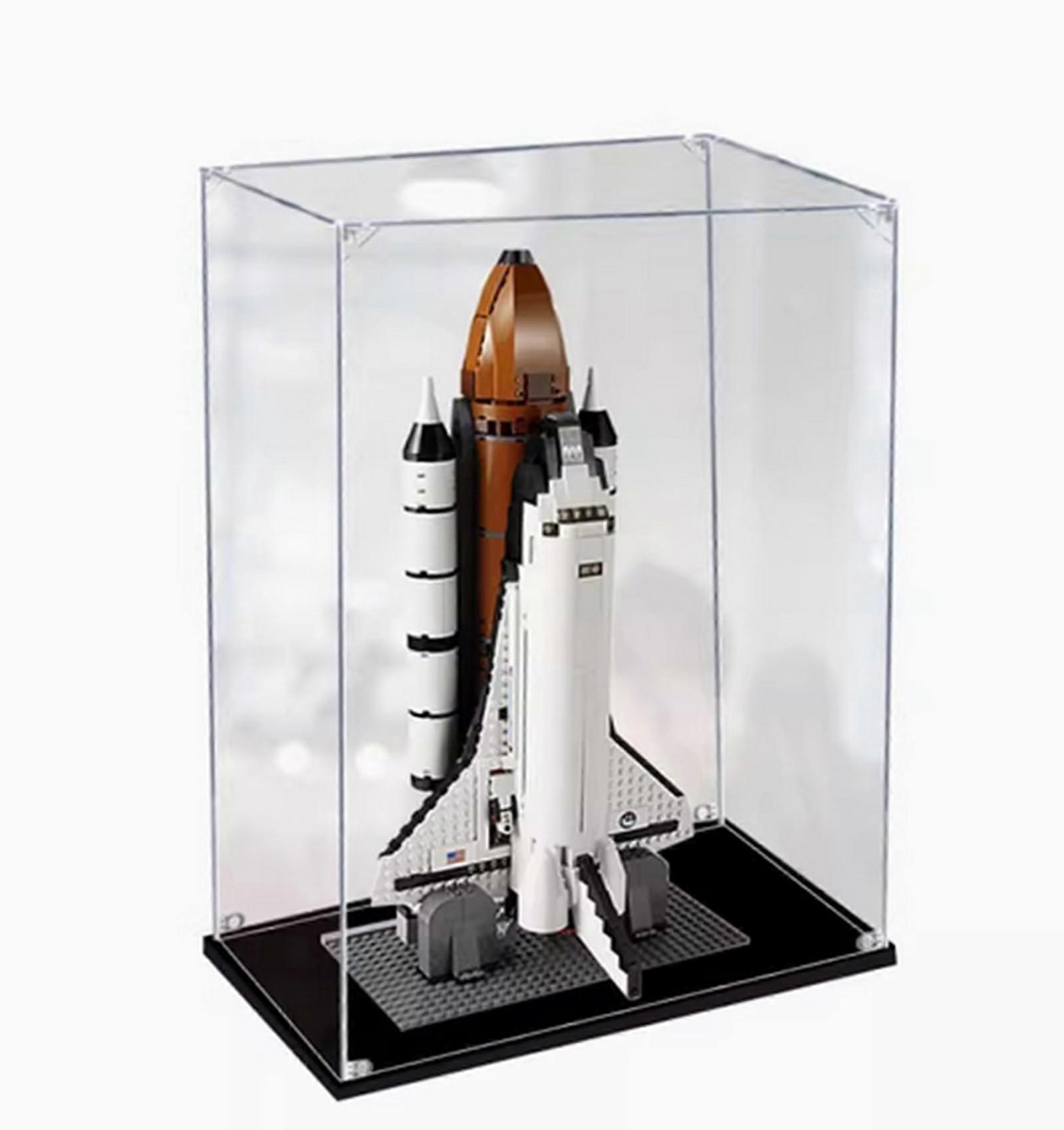 Acrylic Display Box for  Space Shuttle 10231, 3mm Clear Dustproof Protective Storage Case