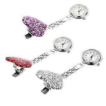 3 stücke Zarte Liebe Geformt Krankenschwester Uhr Student Hängen Uhr Krankenschwester Taschenuhr