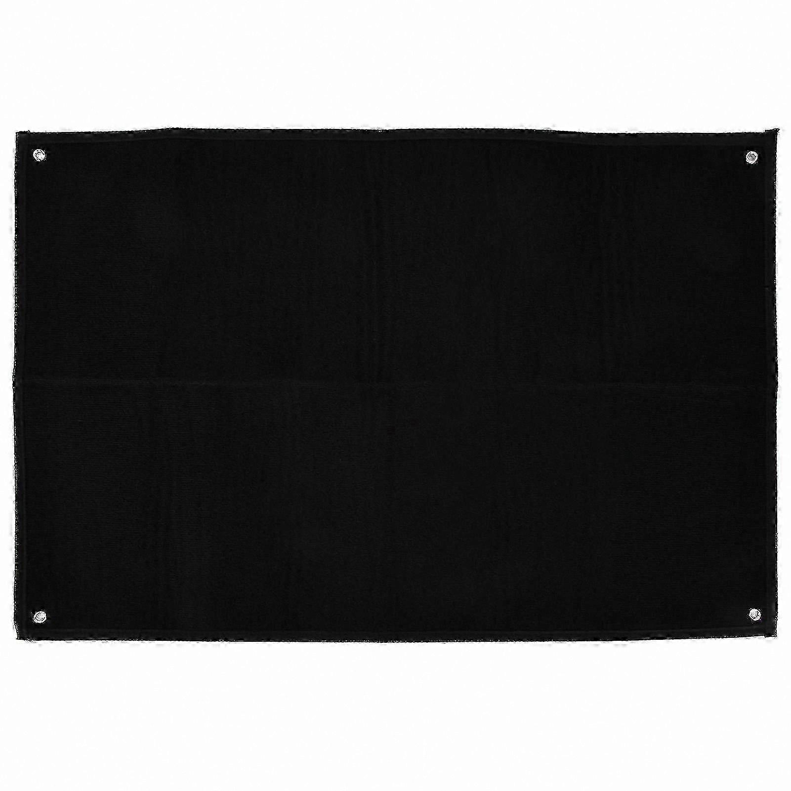 Patch Display Panel for Morale Emblems, Wall Hanging Holder with Hook and Loop Compatibility, Black