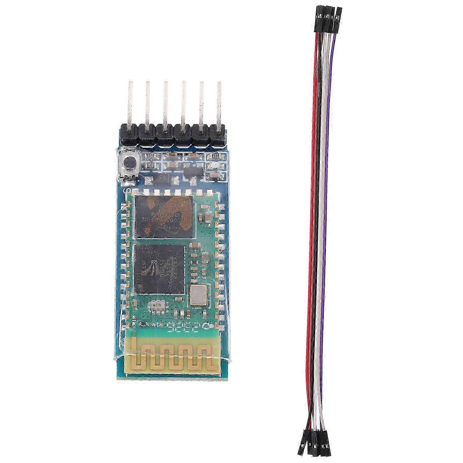 RS232 Wireless 6 Pin RF Transceiver Module Master Slave with 6 Set Compatible Cable