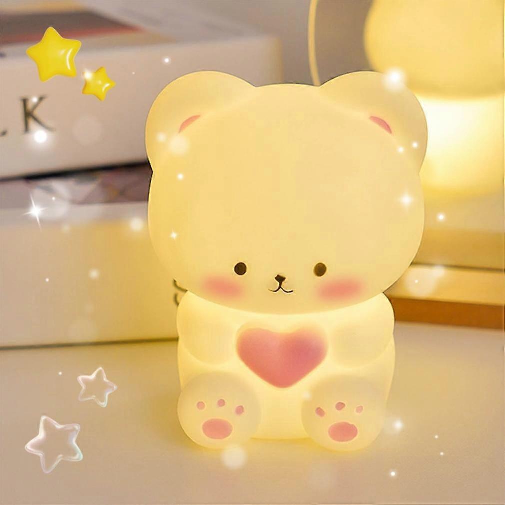 Bear Soft Rechargeable Touch LED Night Light