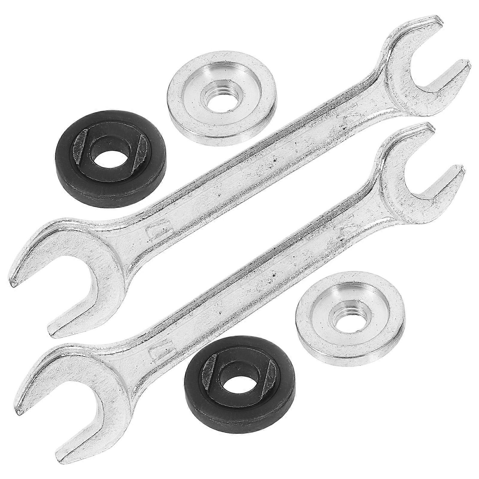 Angle Pressure Plate Sturdy Nut Kit for Angle Grinder 4Sets with Wrench