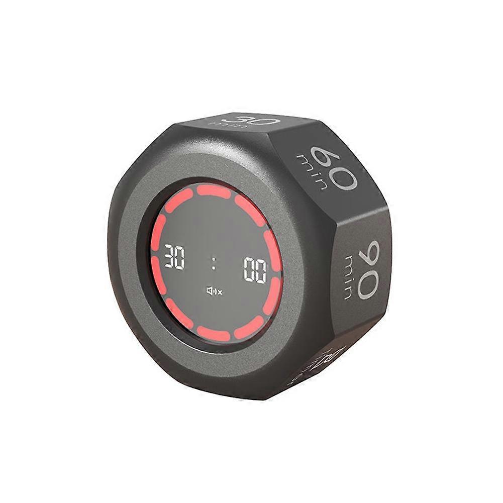 Multi-Hexagon Cube Timer 90-Minute Sensor Digital Timer with LED Screen 7 Set Time Management Tools
