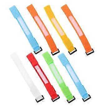8Pcs LED Leuchten Armbänder Konzerte LED Armbänder Verstellbare Armbänder Leuchtende Party Armbänder