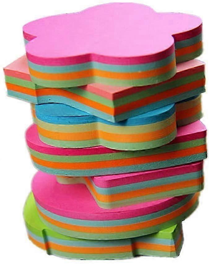 SHETA-6 Pads Creative Sticky Notes 3x3 Self-stick Notes 100 Sheets/pad