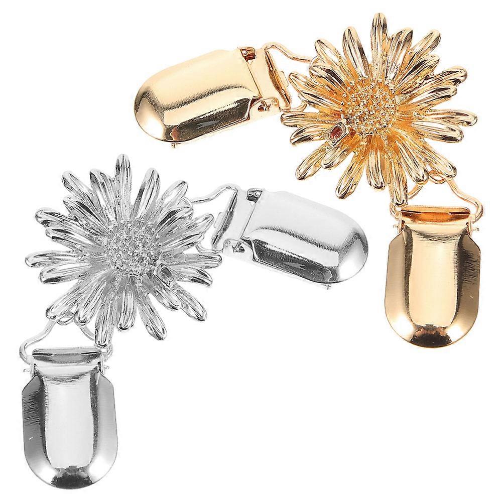 Blumen-Pulloverclips zur Dekoration, 2er-Set