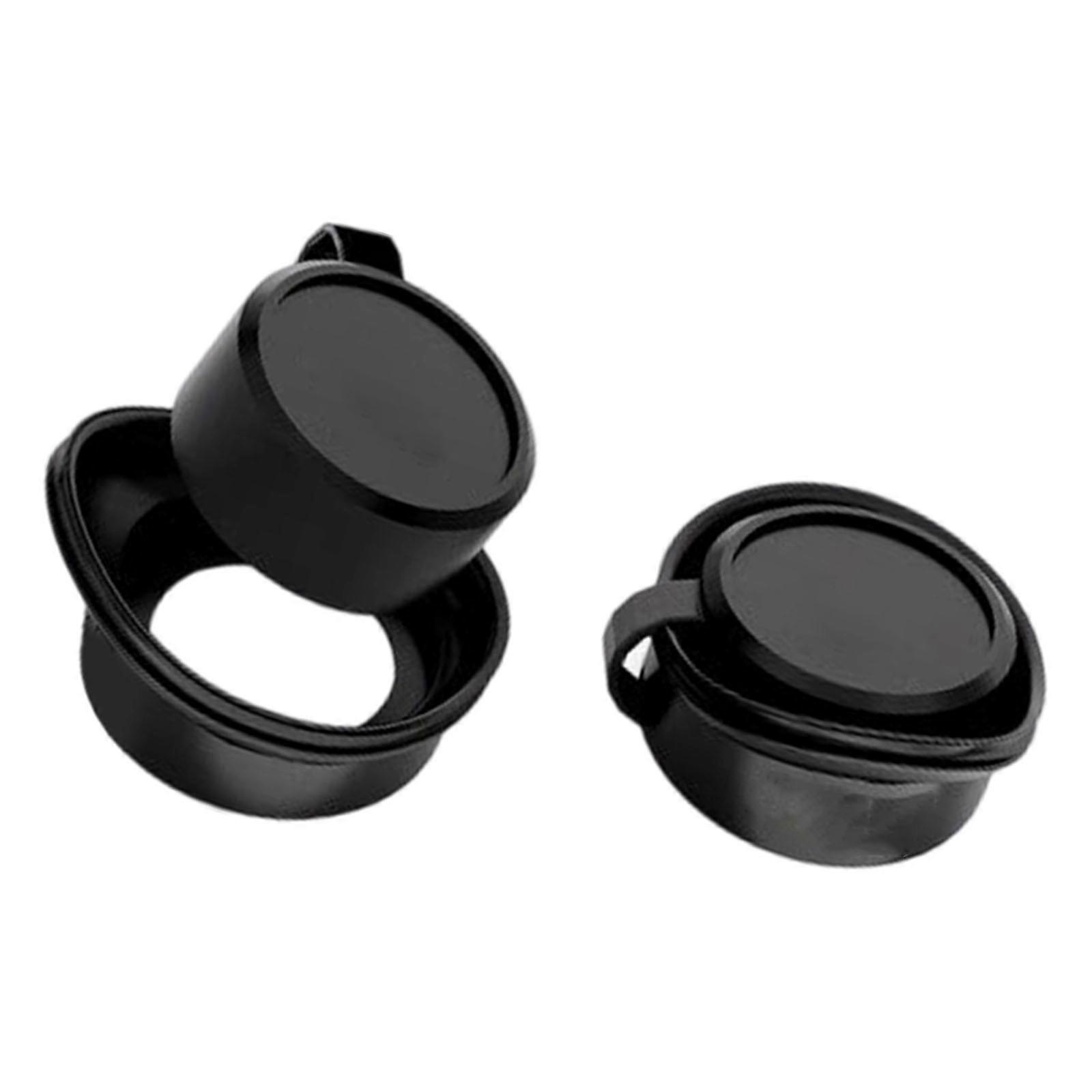 2pcs Clear Microscope Eyepiece Covers Optimized Light Transmission Silicone Protector For Better Visual Clarities Multicolor