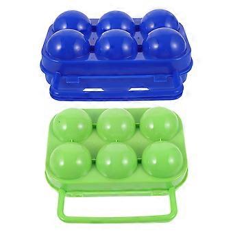 Camping Egg Holder Plastic for 4Pcs Shockproof Outdoor Storage